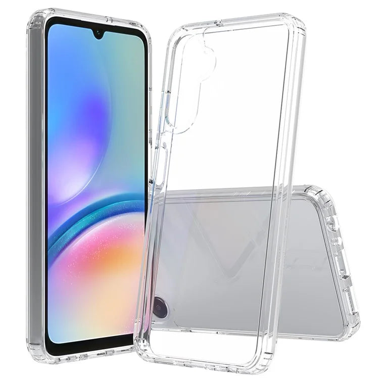 For Samsung Galaxy A05s 4G HD Transparent Cell Phone Case Acrylic + TPU Hybrid Phone Cover