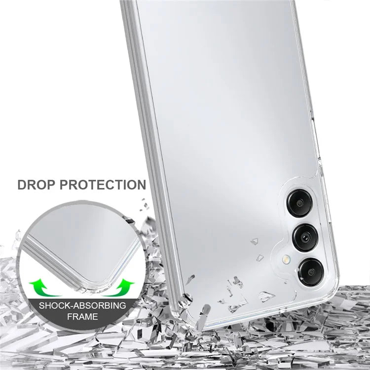For Samsung Galaxy A05s 4G HD Transparent Cell Phone Case Acrylic + TPU Hybrid Phone Cover