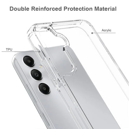 For Samsung Galaxy A05s 4G HD Transparent Cell Phone Case Acrylic + TPU Hybrid Phone Cover