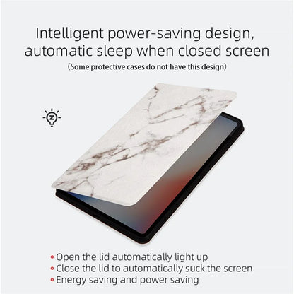 For Samsung Galaxy Tab A9+ Case PU Leather Stand Pattern Printing Stand Tablet Shell