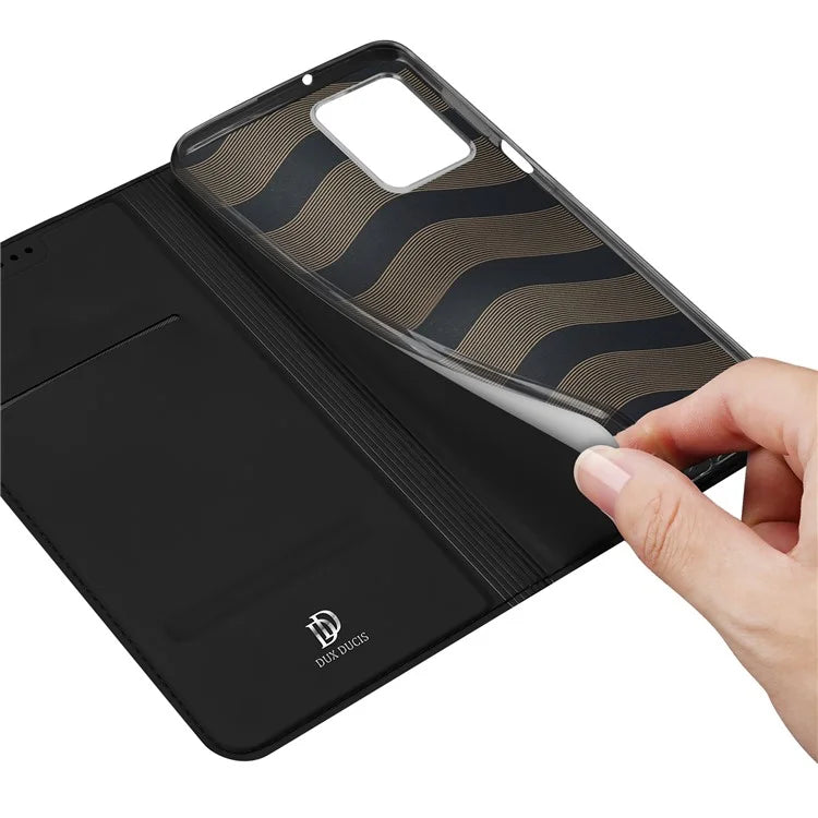 DUX DUCIS Skin Pro Series For Motorola Moto G54 5G / G54 Power Edition Case Card Slot Leather Phone Shell