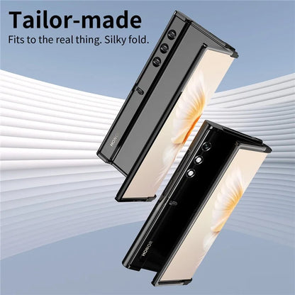 For Honor V Purse Case Hard PC Folding Protective Phone Cover