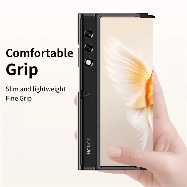 For Honor V Purse Case Hard PC Folding Protective Phone Cover