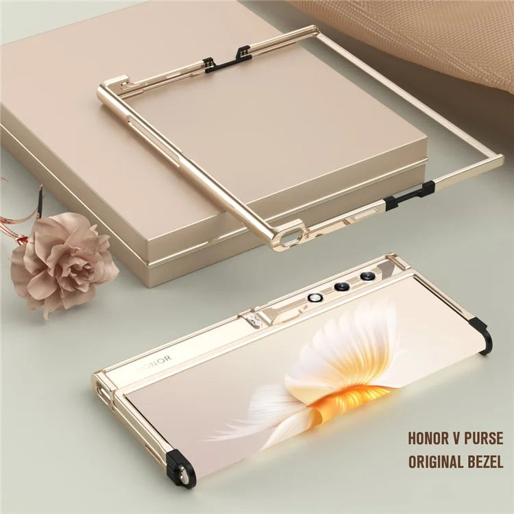 For Honor V Purse Case Hard PC Folding Protective Phone Cover