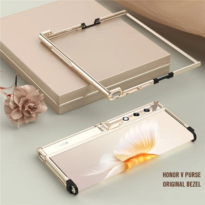 For Honor V Purse Case Hard PC Folding Protective Phone Cover