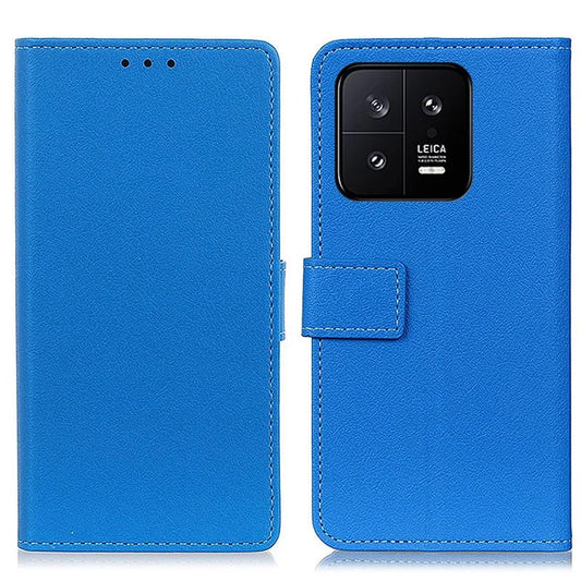 For Xiaomi 14 Case Book Style PU Leather Phone Cover Wallet Stand Shell