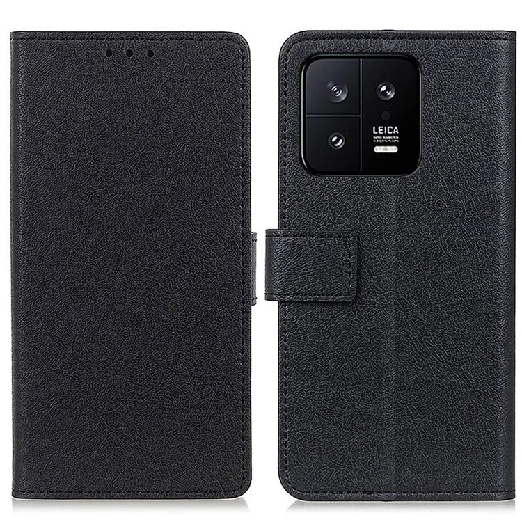 For Xiaomi 14 Case Book Style PU Leather Phone Cover Wallet Stand Shell