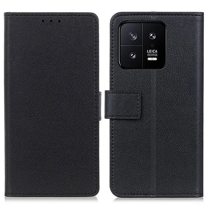 For Xiaomi 14 Case Book Style PU Leather Phone Cover Wallet Stand Shell