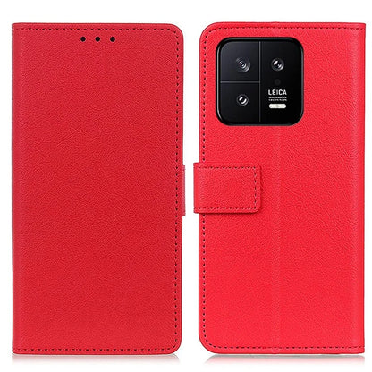 For Xiaomi 14 Case Book Style PU Leather Phone Cover Wallet Stand Shell