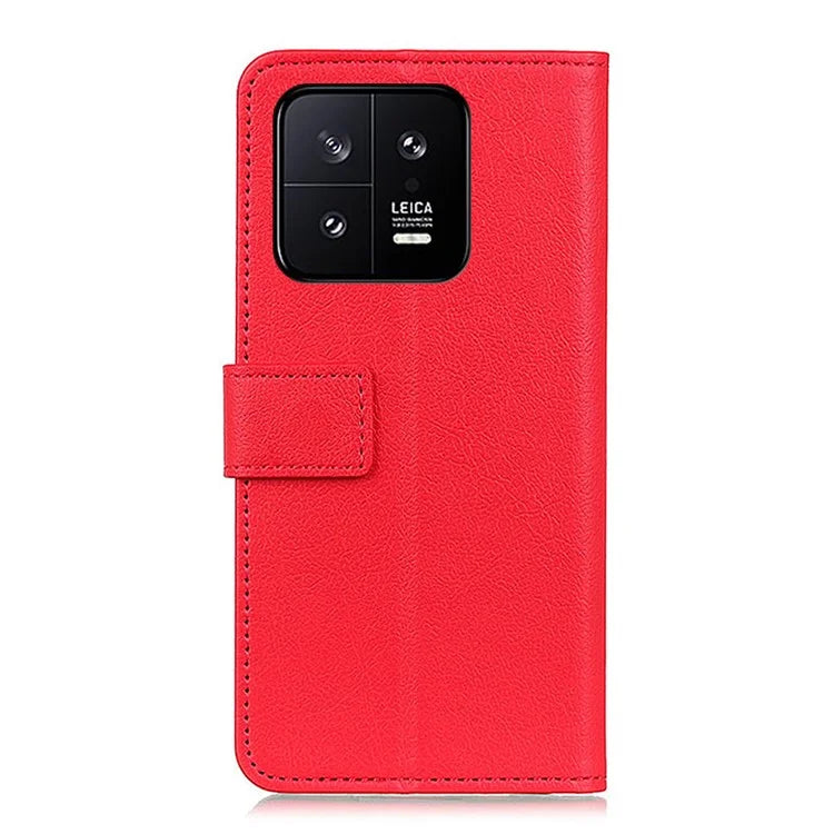 For Xiaomi 14 Case Book Style PU Leather Phone Cover Wallet Stand Shell