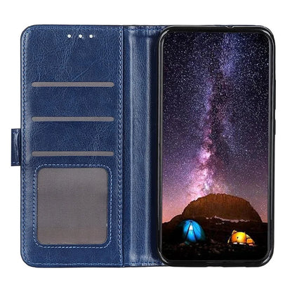 For Xiaomi 14 Case Crazy Horse Texture Phone Cover Magnetic Clasp PU Leather Wallet Shell