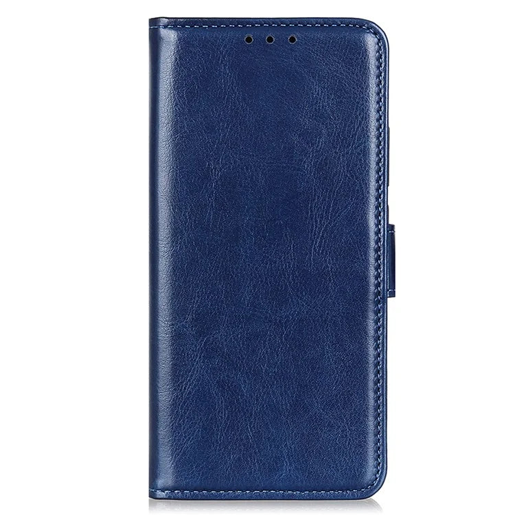 For Xiaomi 14 Case Crazy Horse Texture Phone Cover Magnetic Clasp PU Leather Wallet Shell