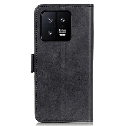 For Xiaomi 14 Case Foldable Stand Phone Cover TPU +PU Leather Wallet