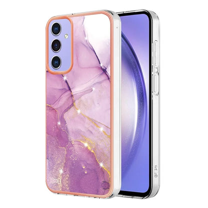 YB IMD Series-2 For Samsung Galaxy A15 5G Case Electroplating Marble Pattern Phone Cover