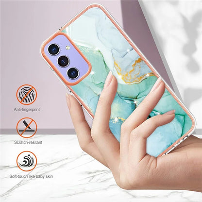 YB IMD Series-2 For Samsung Galaxy A15 5G Case Electroplating Marble Pattern Phone Cover