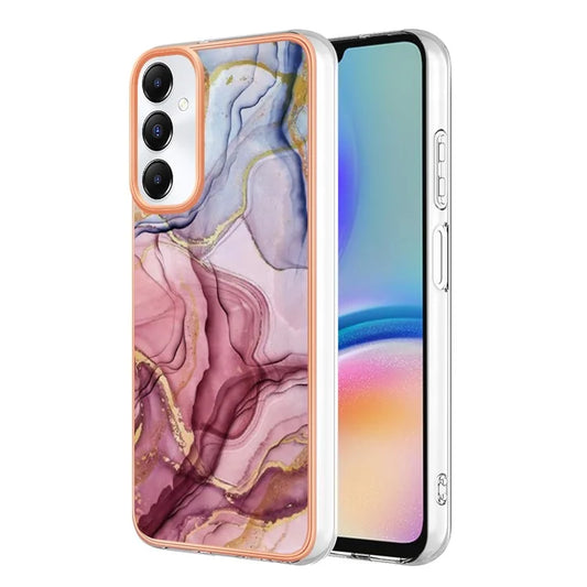 YB IMD Series-16 Style-E For Samsung Galaxy A05s 4G Case 2.0mm TPU Electroplated Marble Phone Cover