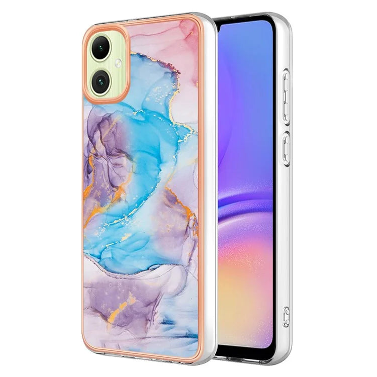 YB IMD Series-1 For Samsung Galaxy A05 4G Case Pattern Electroplated Design Protective Cover
