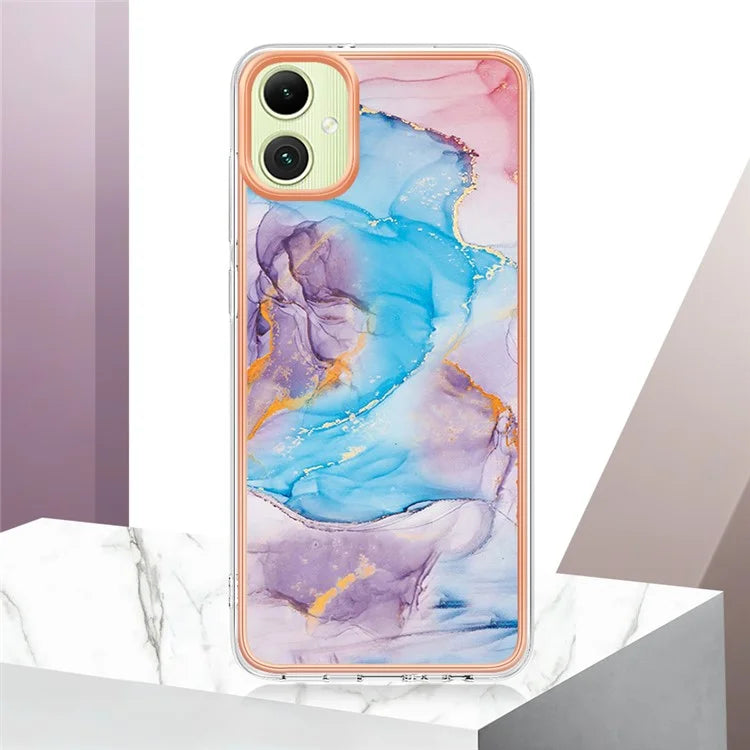 YB IMD Series-1 For Samsung Galaxy A05 4G Case Pattern Electroplated Design Protective Cover