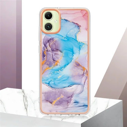 YB IMD Series-1 For Samsung Galaxy A05 4G Case Pattern Electroplated Design Protective Cover