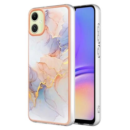 YB IMD Series-1 For Samsung Galaxy A05 4G Case Pattern Electroplated Design Protective Cover