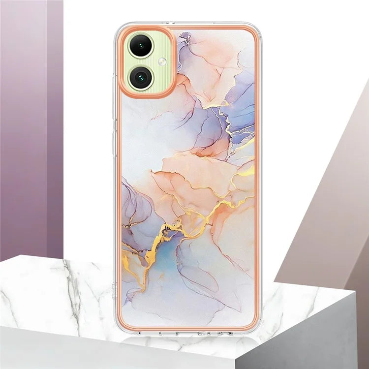 YB IMD Series-1 For Samsung Galaxy A05 4G Case Pattern Electroplated Design Protective Cover
