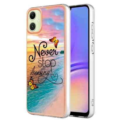 YB IMD Series-1 For Samsung Galaxy A05 4G Case Pattern Electroplated Design Protective Cover