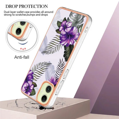YB IMD Series-1 For Samsung Galaxy A05 4G Case Pattern Electroplated Design Protective Cover