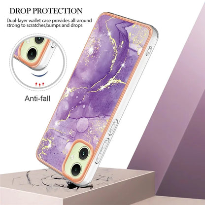 YB IMD Series-2 For Samsung Galaxy A05 4G Case Marble Pattern Protective Phone Cover
