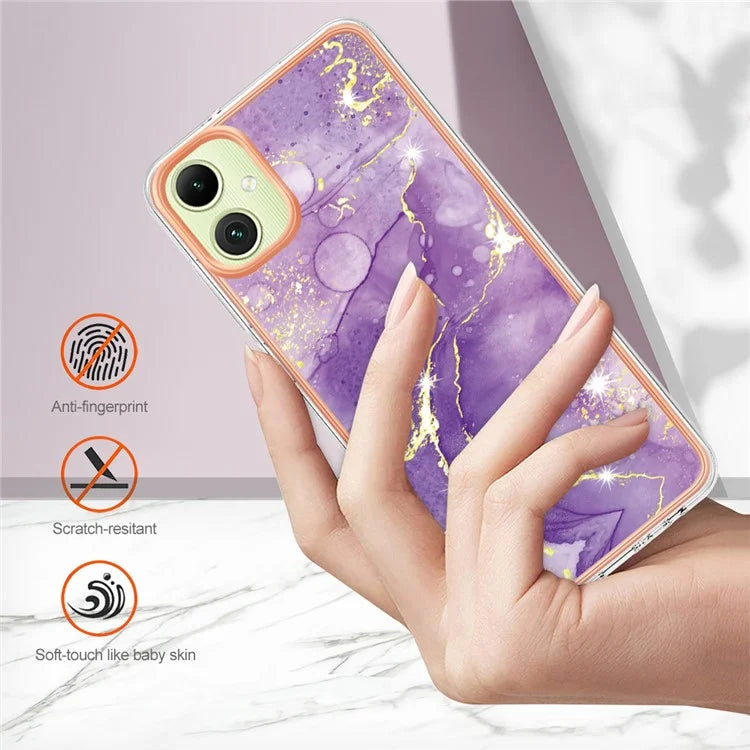 YB IMD Series-2 For Samsung Galaxy A05 4G Case Marble Pattern Protective Phone Cover