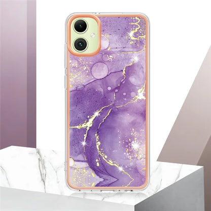YB IMD Series-2 For Samsung Galaxy A05 4G Case Marble Pattern Protective Phone Cover