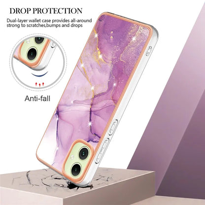 YB IMD Series-2 For Samsung Galaxy A05 4G Case Marble Pattern Protective Phone Cover