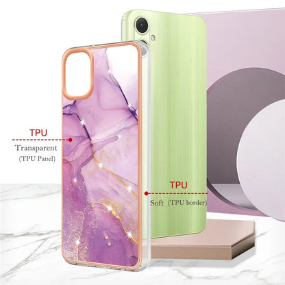 YB IMD Series-2 For Samsung Galaxy A05 4G Case Marble Pattern Protective Phone Cover