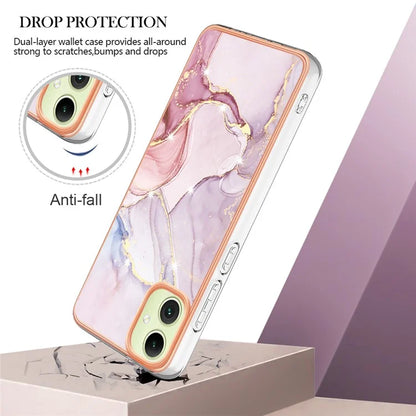 YB IMD Series-2 For Samsung Galaxy A05 4G Case Marble Pattern Protective Phone Cover