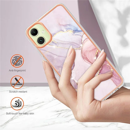 YB IMD Series-2 For Samsung Galaxy A05 4G Case Marble Pattern Protective Phone Cover
