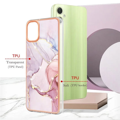 YB IMD Series-2 For Samsung Galaxy A05 4G Case Marble Pattern Protective Phone Cover