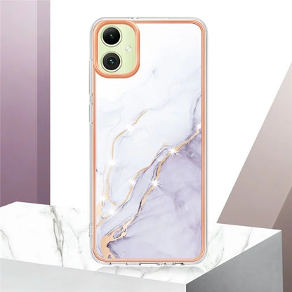 YB IMD Series-2 For Samsung Galaxy A05 4G Case Marble Pattern Protective Phone Cover