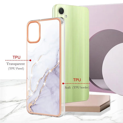 YB IMD Series-2 For Samsung Galaxy A05 4G Case Marble Pattern Protective Phone Cover