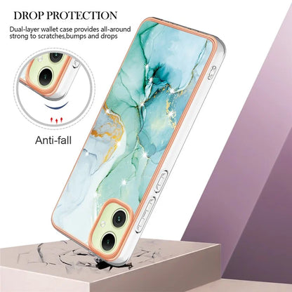 YB IMD Series-2 For Samsung Galaxy A05 4G Case Marble Pattern Protective Phone Cover