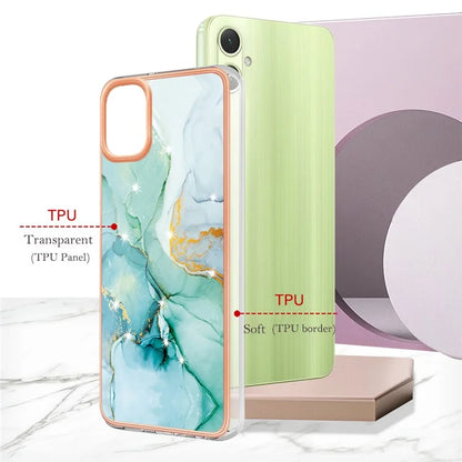 YB IMD Series-2 For Samsung Galaxy A05 4G Case Marble Pattern Protective Phone Cover