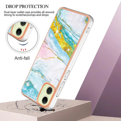 YB IMD Series-2 For Samsung Galaxy A05 4G Case Marble Pattern Protective Phone Cover