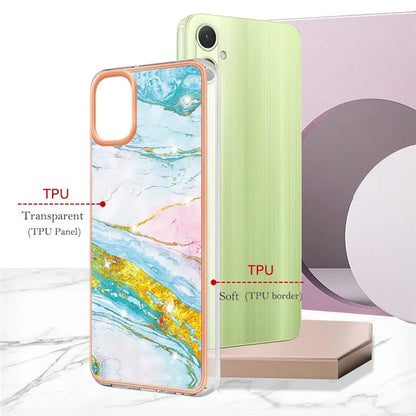 YB IMD Series-2 For Samsung Galaxy A05 4G Case Marble Pattern Protective Phone Cover