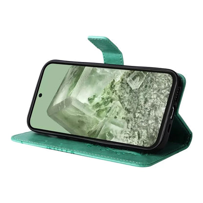 KT Imprinting Flower Series-2 For Google Pixel 8a Cover Imprinted Phone Leather Case