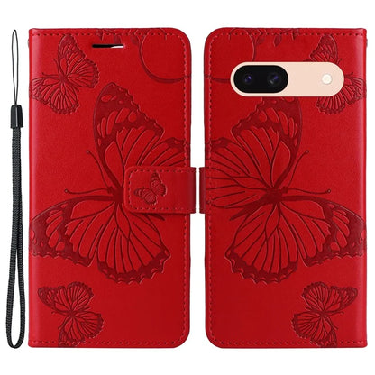 KT Imprinting Flower Series-2 For Google Pixel 8a Cover Imprinted Phone Leather Case