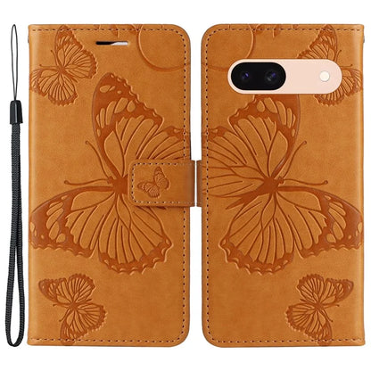 KT Imprinting Flower Series-2 For Google Pixel 8a Cover Imprinted Phone Leather Case