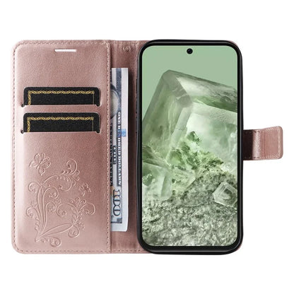 KT Imprinting Flower Series-2 For Google Pixel 8a Cover Imprinted Phone Leather Case
