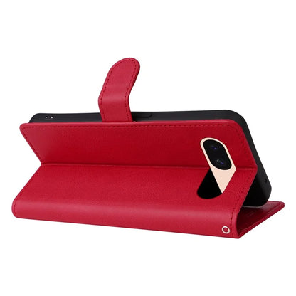 KT Leather Series-2 For Google Pixel 8a Anti-Scratch PU Leather Shell Solid Color Stand Phone Case Wallet