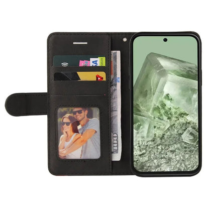KT Leather Series-1 For Google Pixel 8a Case Anti-Scratch Shell Wallet Stand Phone Cover