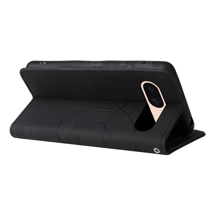 KT Leather Series-1 For Google Pixel 8a Case Anti-Scratch Shell Wallet Stand Phone Cover