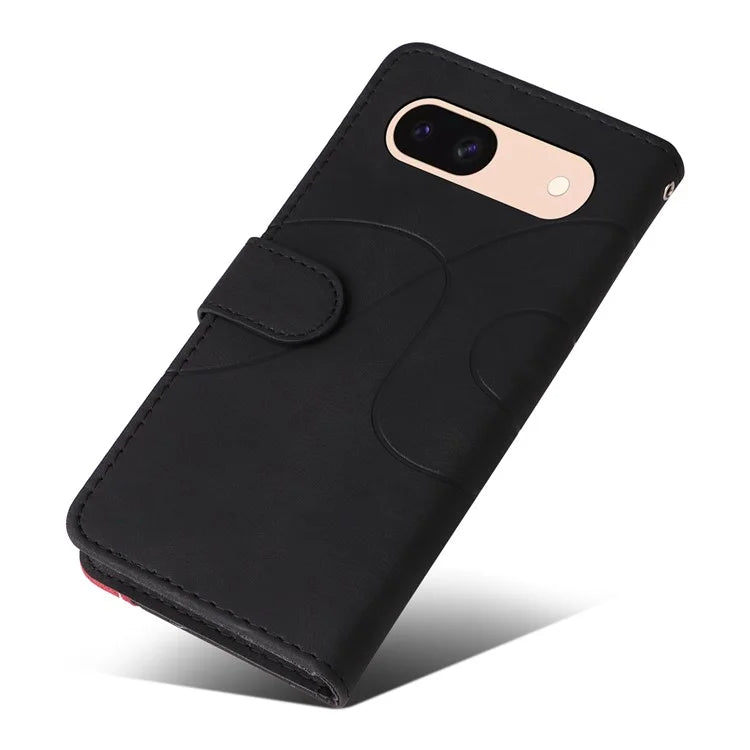 KT Leather Series-1 For Google Pixel 8a Case Anti-Scratch Shell Wallet Stand Phone Cover