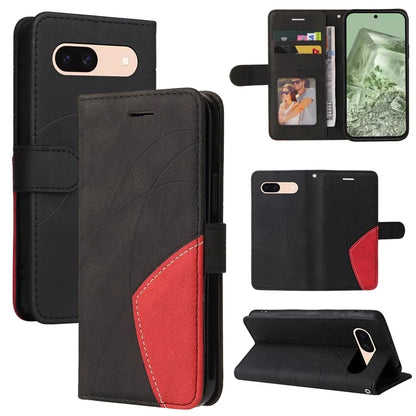 KT Leather Series-1 For Google Pixel 8a Case Anti-Scratch Shell Wallet Stand Phone Cover